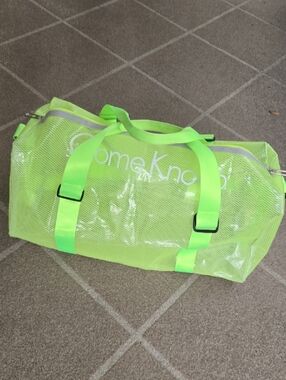 Transparent Waterproof Pvc Neon Clear Travel Bag